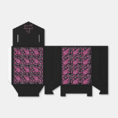 ユニークフローラ（ピンク/黒） フェイバーボックス (折り畳みなし)