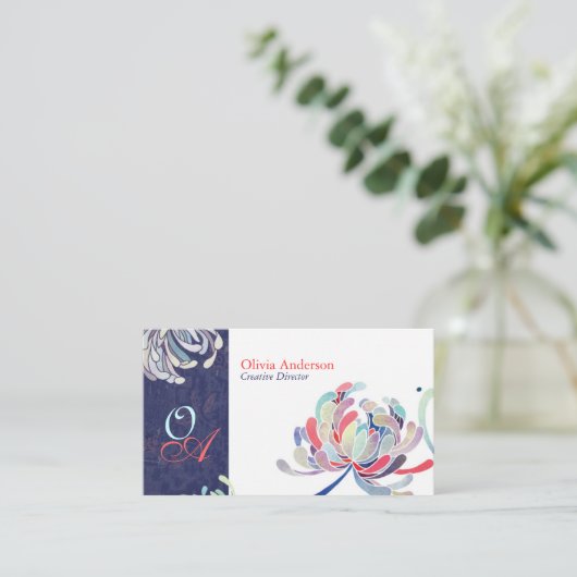 ユニークフローラ 名刺 (スタンド正面)