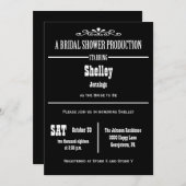ユニークブライダルシャワー招待状 招待状 (正面/裏面)