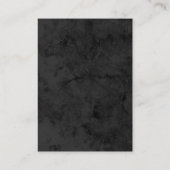 ユニークプロフェッショナルグレイモダンド 名刺 (裏面)