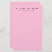 ユニークモダンスタイリッシュエレガントク 便箋 (正面/裏面)