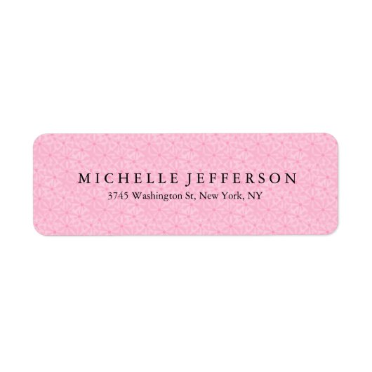 ユニークモダンスタイリッシュエレガント点 ラベル (正面)