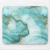 ユニークモダンスタイリッシュ大理石の渦巻き マウスパッド (正面)