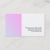 ユニークモダンスタイリッシュ平シンプル式 名刺 (裏面)