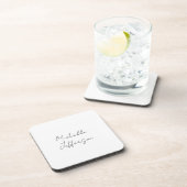 ユニークモダンスタイリッシュ書名の追加 コースター (右側)