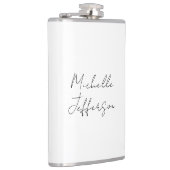 ユニークモダンスタイリッシュ書名の追加 フラスク (右)