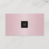 ユニークモダンバラ金ゴールドモノグラムの美しい 名刺 (正面)