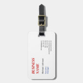 ユニークモダンプロフェッショナルデザイン業 ラゲッジタグ (正面縦)