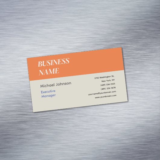 ユニークモダンプロフェッショナルデザイン マグネット名刺 (インサイチュ)