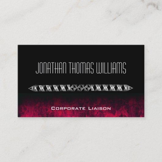 ユニークモダンプロフェッショナル 名刺 (正面)