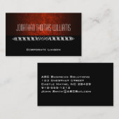 ユニークモダンプロフェッショナル 名刺 (正面/裏面)