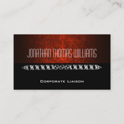 ユニークモダンプロフェッショナル 名刺 (正面)