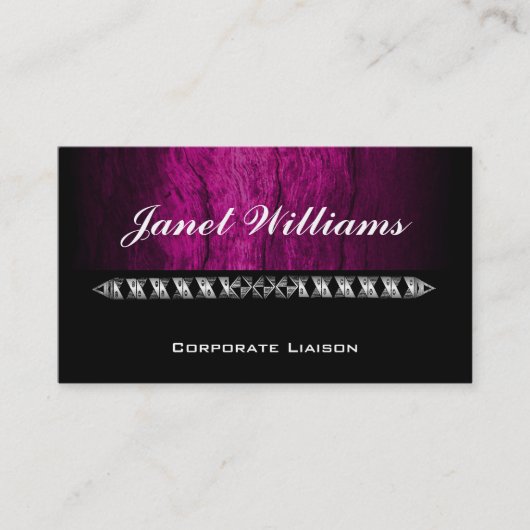 ユニークモダンプロフェッショナル 名刺 (正面)