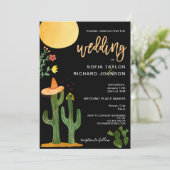 ユニークモダン先メキシコスタイル植物学 招待状 (スタンド正面)