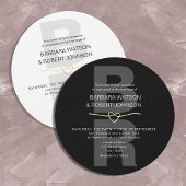 ユニークモダン白結婚色 招待状