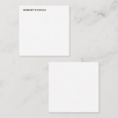 ユニークモダン白黒 ノートカード (正面/裏面)