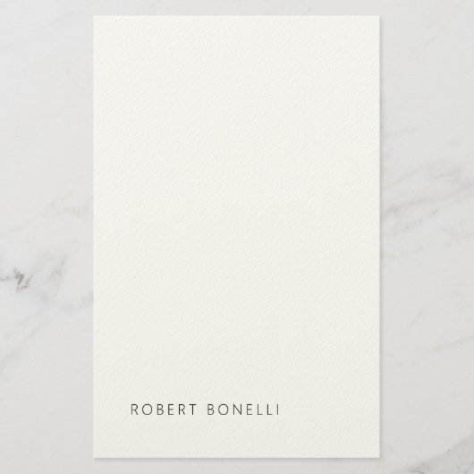 ユニークモダン白黒 便箋 (正面)