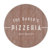 ユニークモダン素朴名ピザ カッティングボード (正面)