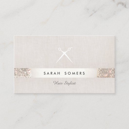 ユニークモダン美容師 名刺 (正面)