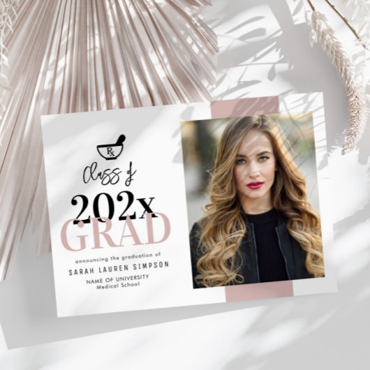 ユニークモダン薬学卒業発表 招待状