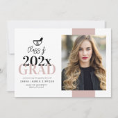 ユニークモダン薬学卒業発表 招待状 (正面)