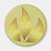 ユニークモダン金の離れ飾り マグネット (正面)