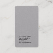ユニークモダンPremium Grayミニマル 名刺 (裏面)