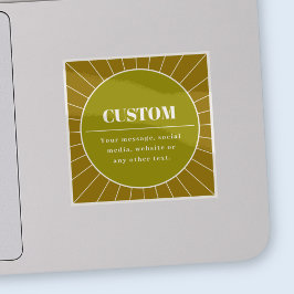 ユニークレトロインスパイア編集可能デザインテンプレート シール