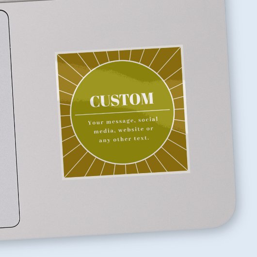 ユニークレトロインスパイア編集可能デザインテンプレート シール