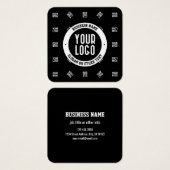 ユニークロモダンゴのパターンテンプレート | ブラック (正面&裏面)