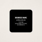 ユニークロモダンゴのパターンテンプレート | ブラック (裏面)