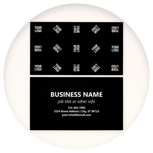 ユニークロモダンゴのパターンテンプレート | ブラック