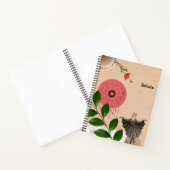 ユニークヴィンテージコレージおもしろいカラフルガーリー モダン ノートブック (内部)