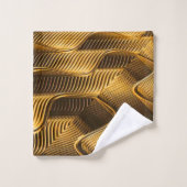 ユニークヴィンテージスタイルパターン バスタオルセット (ウォッシュタオル)