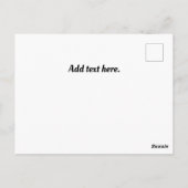 ユニークヴィンテージチェス駒サンセットポストカード ポストカード (裏面)