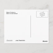 ユニークヴィンテージレトロスタイルVocanoのはがき ポストカード (裏面)