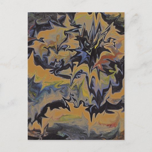 ユニークヴィンテージレトロスタイルVocanoのはがき ポストカード (正面)