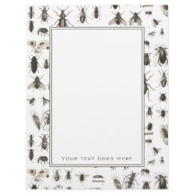 ユニークヴィンテージ虫と昆虫模様