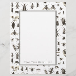 ユニークヴィンテージ虫と昆虫模様