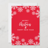 ユニーク伝統的パーティー 招待状 (裏面)