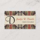 ユニーク先住民アメリカのインド族芸術パターン 名刺 (正面)