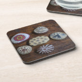 ユニーク先住民アメリカのフォーク記号 コースター (左側)