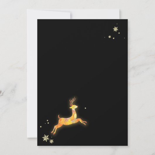 ユニーク冬トナお洒落結婚ナ 招待状 (裏面)