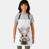 ユニーク動物愛好家アートキュートシェフバニー エプロン (インサイチュ)