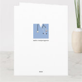 ユニーク医学校卒業カード カード (裏面)