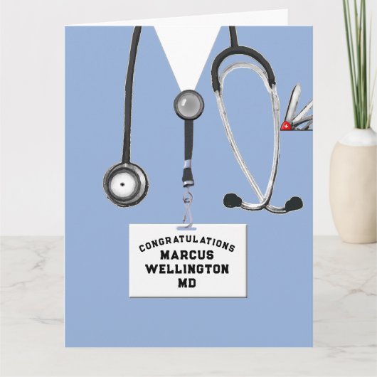 ユニーク医学校卒業カード カード (正面)