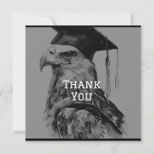 ユニーク卒業パーソナライズされたサンキューカード サンキューカード (正面)