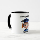 ユニーク卒業贈与 マグカップ (正面左)