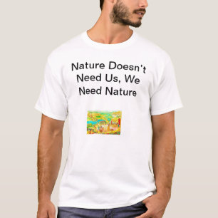 ユニーク占い地の地球に優しデザイン Tシャツ