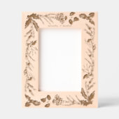 ユニーク名前をカスタムするカップルのクリスマスフォトキープサケ レーザー彫刻フレーム (正面)